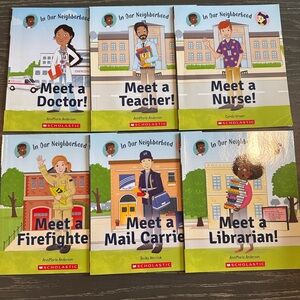 Scholastic 'In Our Neighborhood' 6 Book Collection - Vibrant Learning Set